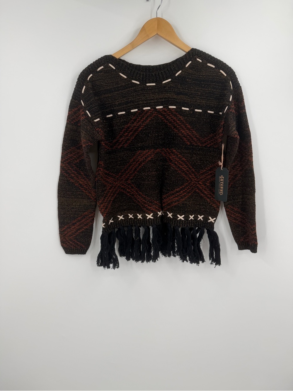 Shyanne Char Aztec Sweater 🖤 NWT XS